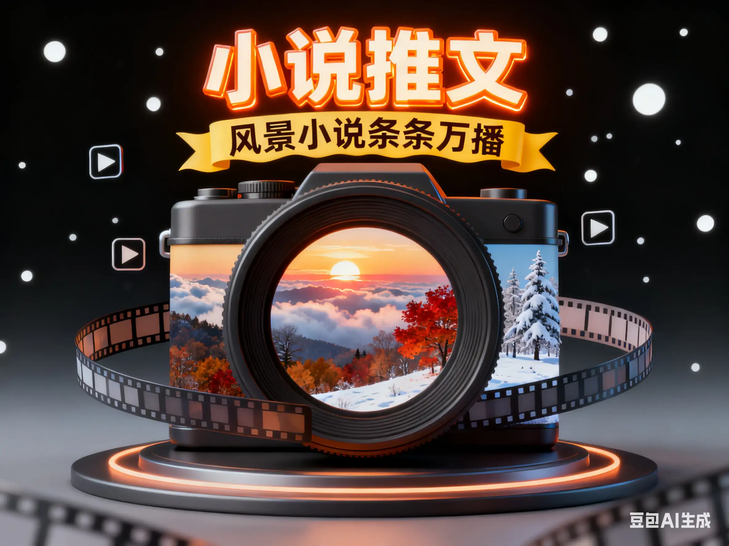 小说推文 风景小说条条万播-优优云创网