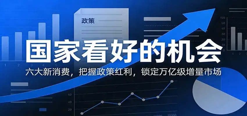 公众号付费文章:国家看好的机会,六大新消费,把握政策红利,锁定万亿级增量市场 公众号付费文章:国家看好的机会,六大新消费,把握政策红利,锁定万亿级增量市场