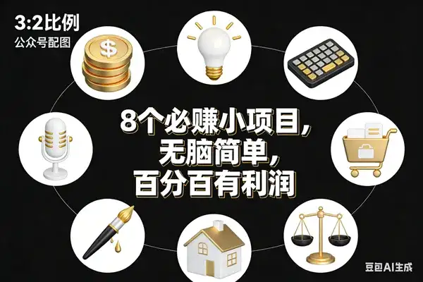 （17101期）8个必赚小项目，无脑简单，百分百有利润，副业首选，日入300+-优优云创网