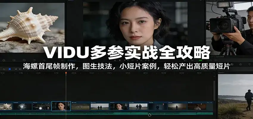 VIDU多参实战全攻略:海螺首尾帧制作,图生技法,小短片案例,轻松产出高质量短片 VIDU多参实战全攻略:海螺首尾帧制作,图生技法,小短片案例,轻松产出高质量短片