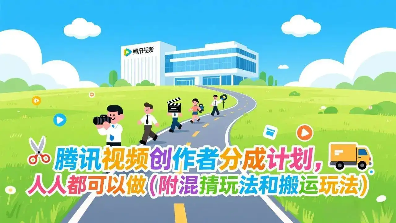 （17137期）腾讯视频创作者分成计划，人人都可以做（附混剪玩法和搬运玩法）-优优云创网