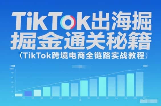 TikTok出海掘金通关秘籍，TikTok跨境电商全链路实战教程-优优云创网