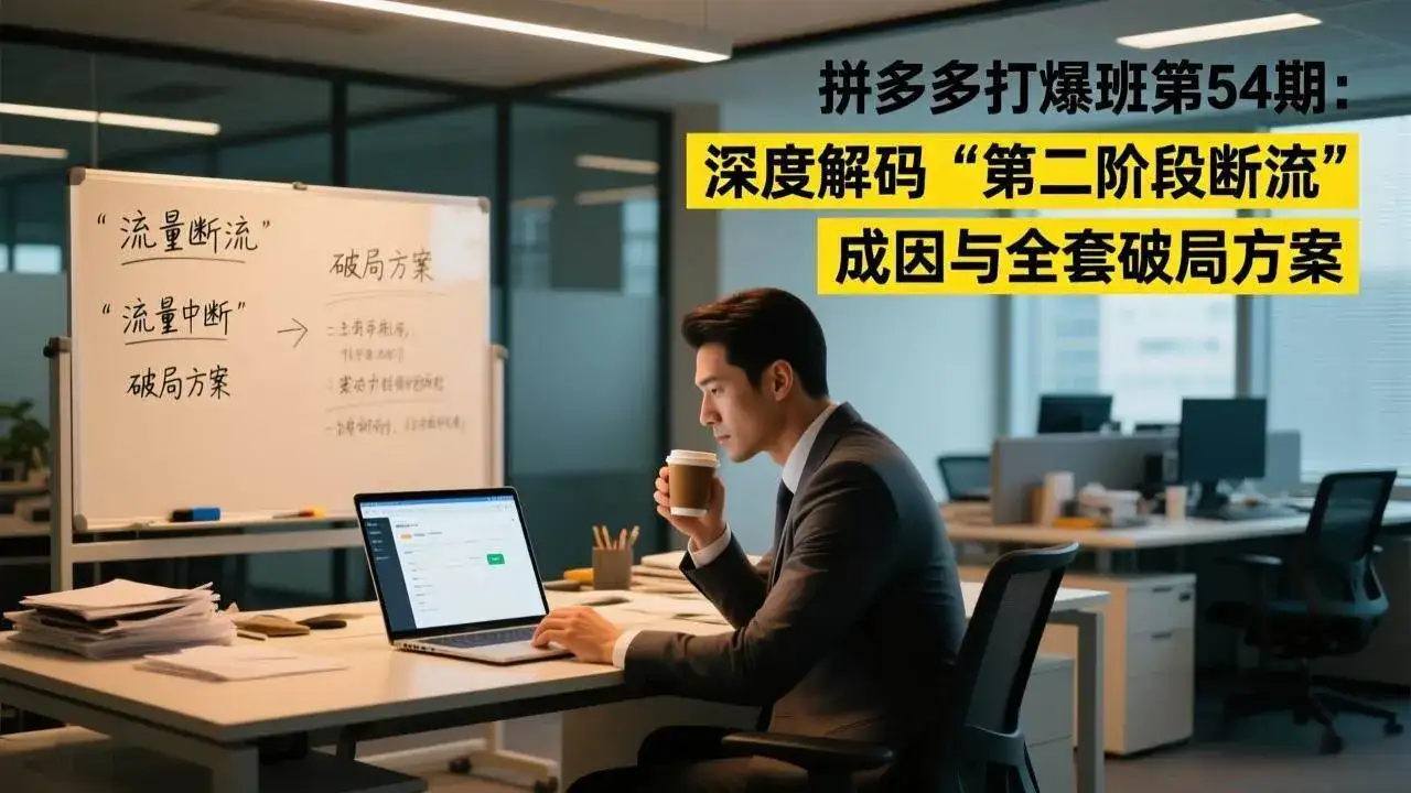 (17163期)拼多多打爆班第54期:深度解码“第二阶段断流”成因与全套破局方案 (17163期)拼多多打爆班第54期:深度解码“第二阶段断流”成因与全套破局方案