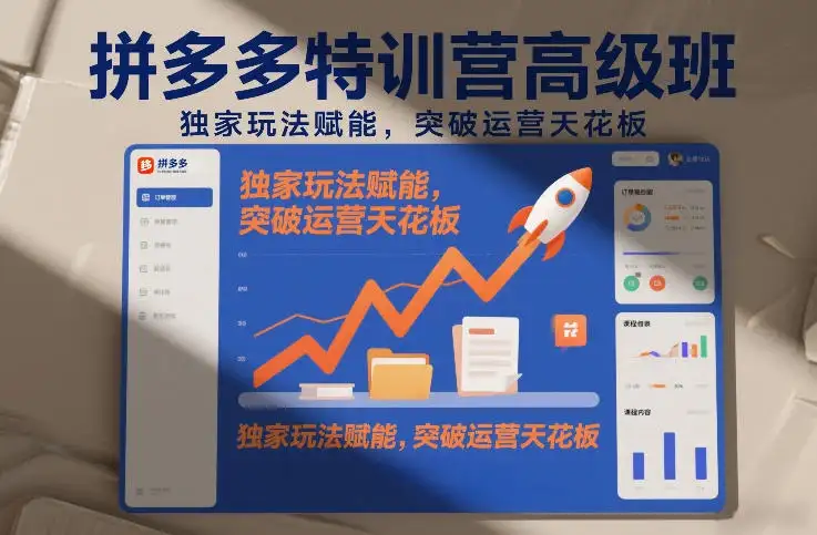 【精】拼多多特训营高阶班,独家玩法赋能,突破运营天花板(更新26年1月) 【精】拼多多特训营高阶班,独家玩法赋能,突破运营天花板(更新26年1月)