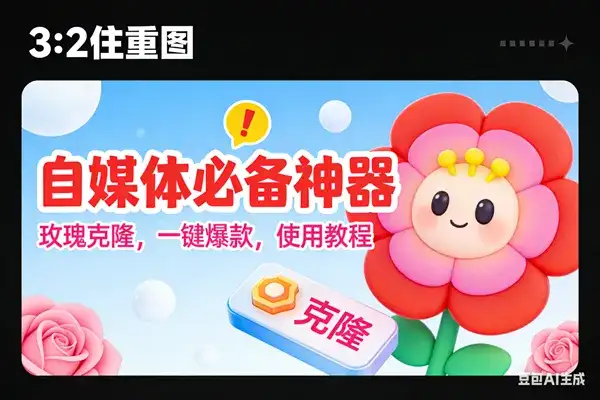 (16929期)玫瑰克隆神器,ai鲁大魔,自媒体必备的软件,一键爆款工具,详细教程 (16929期)玫瑰克隆神器,ai鲁大魔,自媒体必备的软件,一键爆款工具,详细教程