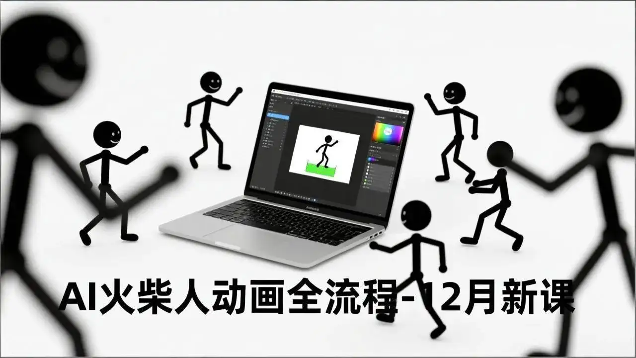 (16861期)AI火柴人动画全流程-12月新课,文案生成、声音克隆、视频剪辑,零基础快速产出动画 (16861期)AI火柴人动画全流程-12月新课,文案生成、声音克隆、视频剪辑,零基础快速产出动画