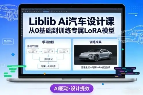【精】Liblib Ai汽车设计课,从0基础文生图,到教你训练专属设计和风格LoRA模型 【精】Liblib Ai汽车设计课,从0基础文生图,到教你训练专属设计和风格LoRA模型
