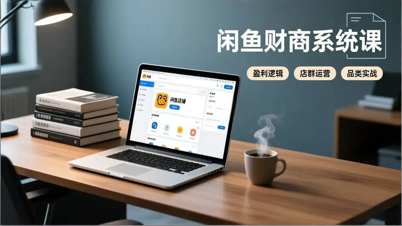 (17193期)闲鱼财商系统课:从盈利逻辑、店群运营到品类实战,实现稳定月入过万 (17193期)闲鱼财商系统课:从盈利逻辑、店群运营到品类实战,实现稳定月入过万