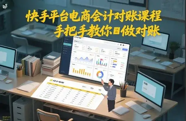快手平台电商会计对账课程,手把手教你做对账 快手平台电商会计对账课程,手把手教你做对账