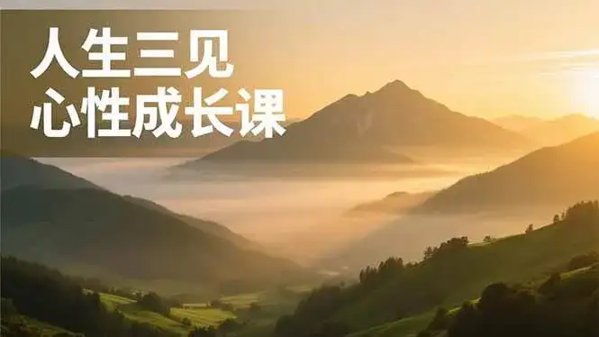 （16897期）人生三见心性成长课，见天地众生自己，搞透人性安顿身心，活出清晰自我，内在富足无价-优优云创网