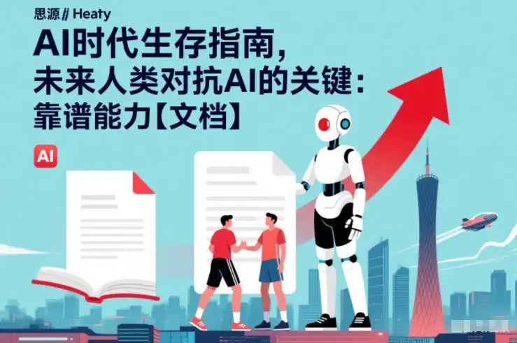 AI时代生存指南，未来人类对抗AI的关键：靠谱能力【文档】-优优云创网