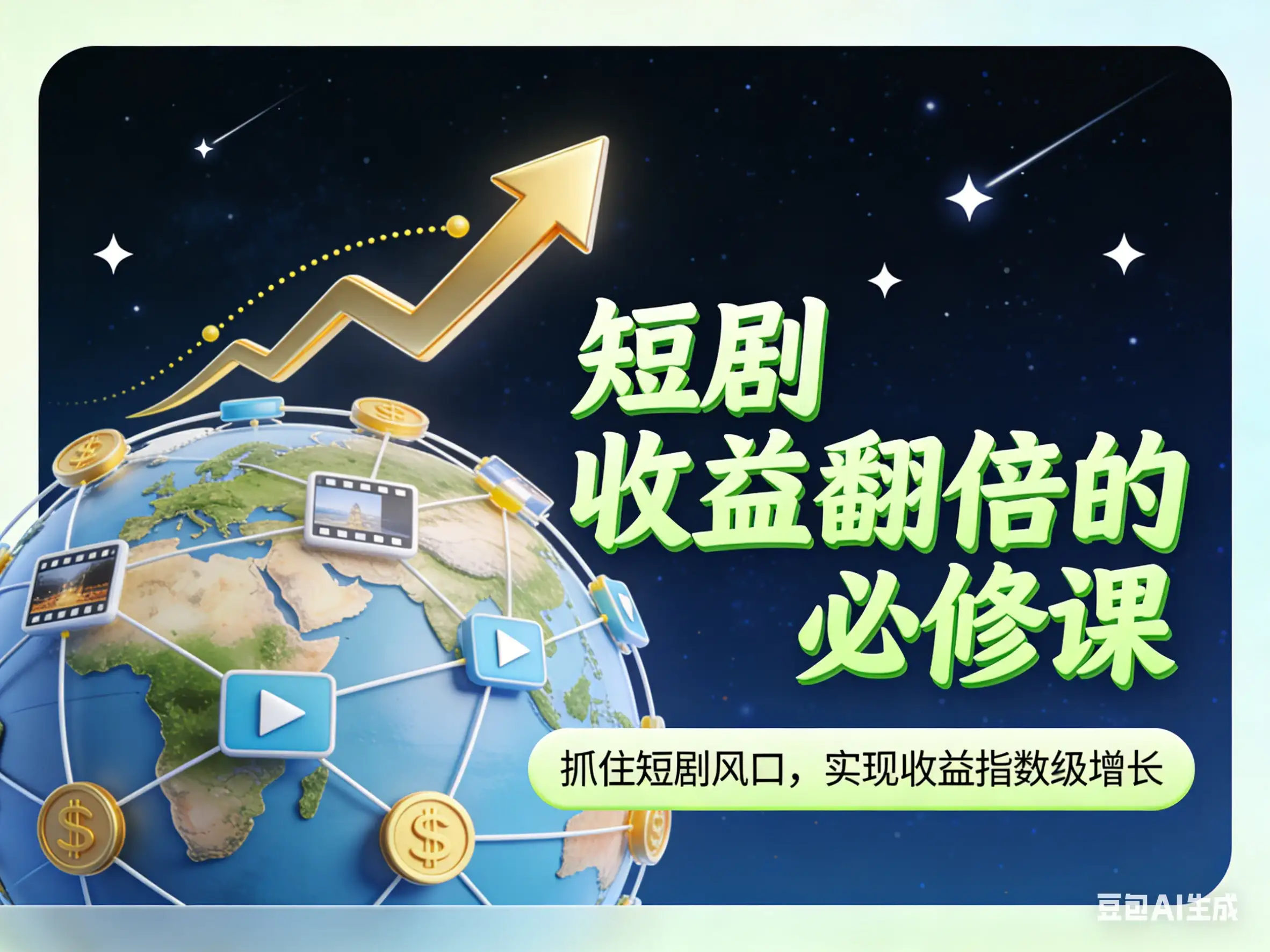 短剧 收益翻倍的必修课-优优云创网