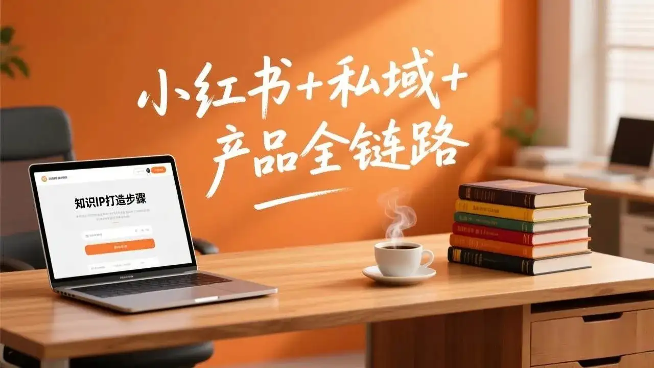 【精】个人IP系统变现课2026，小红书+私域+产品全链路，手把手教你打造年入百万的知识IP-优优云创网