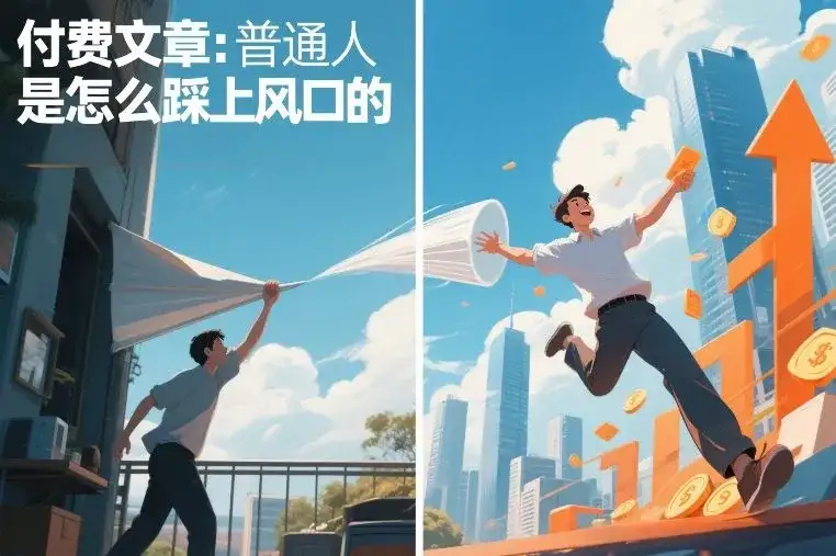 付费文章:普通人是怎么踩上风口的 付费文章:普通人是怎么踩上风口的