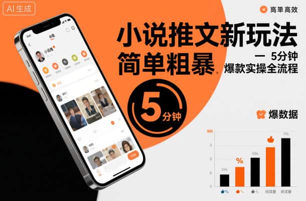 小说推文新玩法,简单粗爆,5分种一个爆款实操全流程 小说推文新玩法,简单粗爆,5分种一个爆款实操全流程