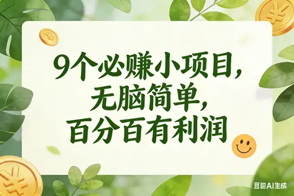 (16999期)9个必赚小项目,无脑简单,百分百有利润,副业首选,日入300+ (16999期)9个必赚小项目,无脑简单,百分百有利润,副业首选,日入300+